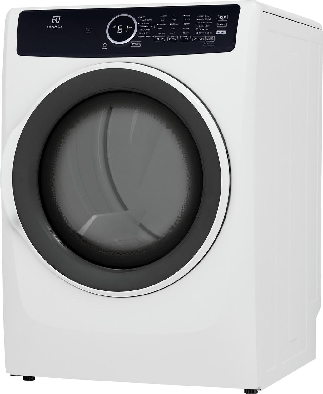 ELFG7437AW Electrolux Front Load Perfect Steam™ Gas Dryer with Instant Refresh - 8.0 Cu. Ft.