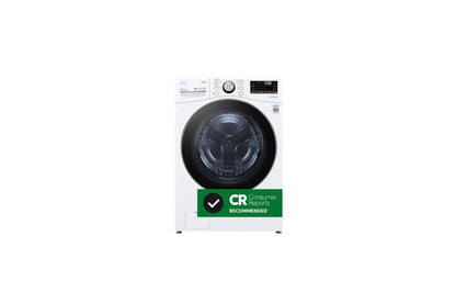 Lg WM4000HWADLEX4000WWD300CWWDP6W 4.5 cu. ft. Front Load Washer and 7.4 cu. ft. Electric Dryer with pedestal washer and drawer Laundry Set in White