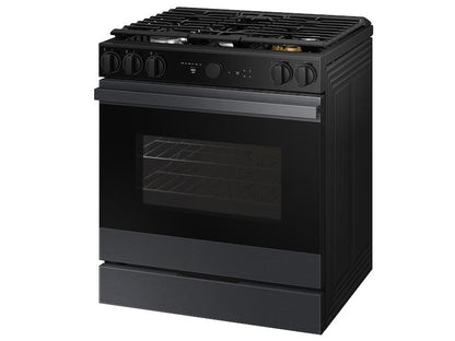 Samsung NSG6DG8500MT Bespoke 6.0 cu. ft. Smart Slide-In Gas Range with Air Sous Vide & Air Fry in Matte Black