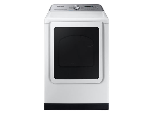 Samsung DVG55CG7100W Top Load Gas Dryer Steam Sanitize+  Sensor Dry  7.4 cu.ft.