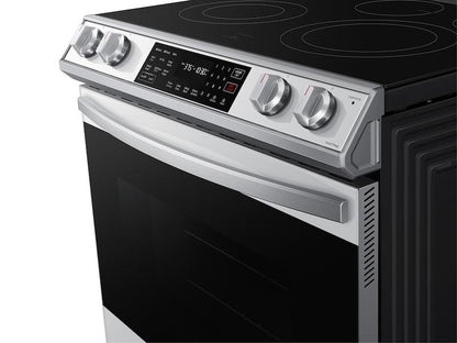 Samsung NE63CB831512 Bespoke 6.3 cu. ft. Smart Slide-in Electric Range with Air Fry & Convection in White Glass