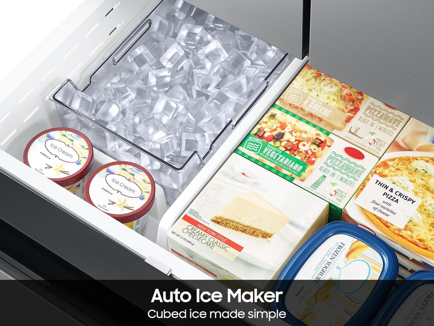 Samsung RF32CG5D00SR Bespoke AI 3-Door French Door Mega Capacity  Auto Ice Maker  32 cu. ft.