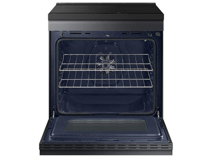 Samsung NSI6DG9500MT Bespoke 6.3 cu. ft. Smart Slide-In Induction Range with Ambient Edge Lighting™ & Air Sous Vide in Matte Black Steel