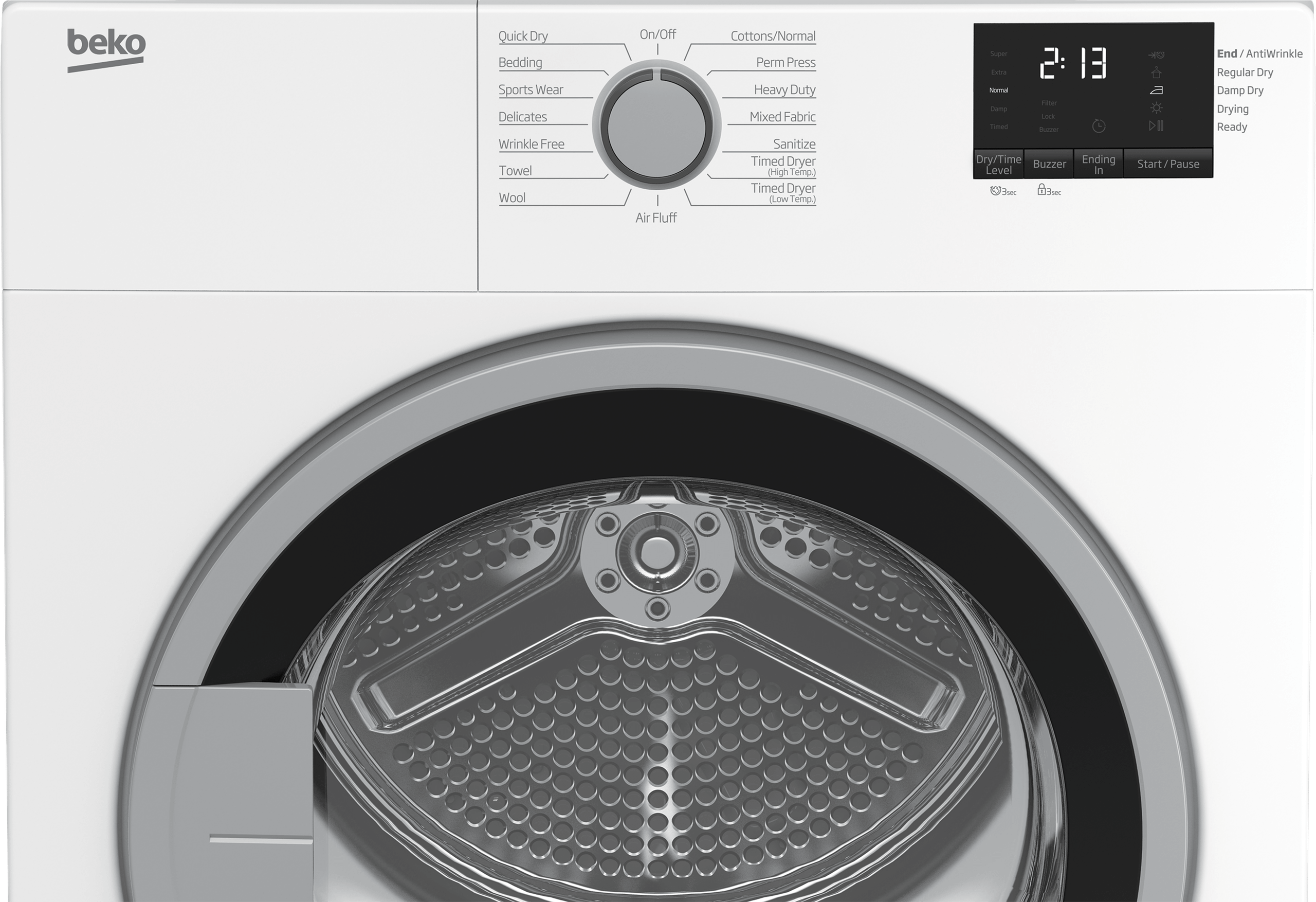 Beko BDV7200X2 24" Electric Air Vented Front Load Dryer