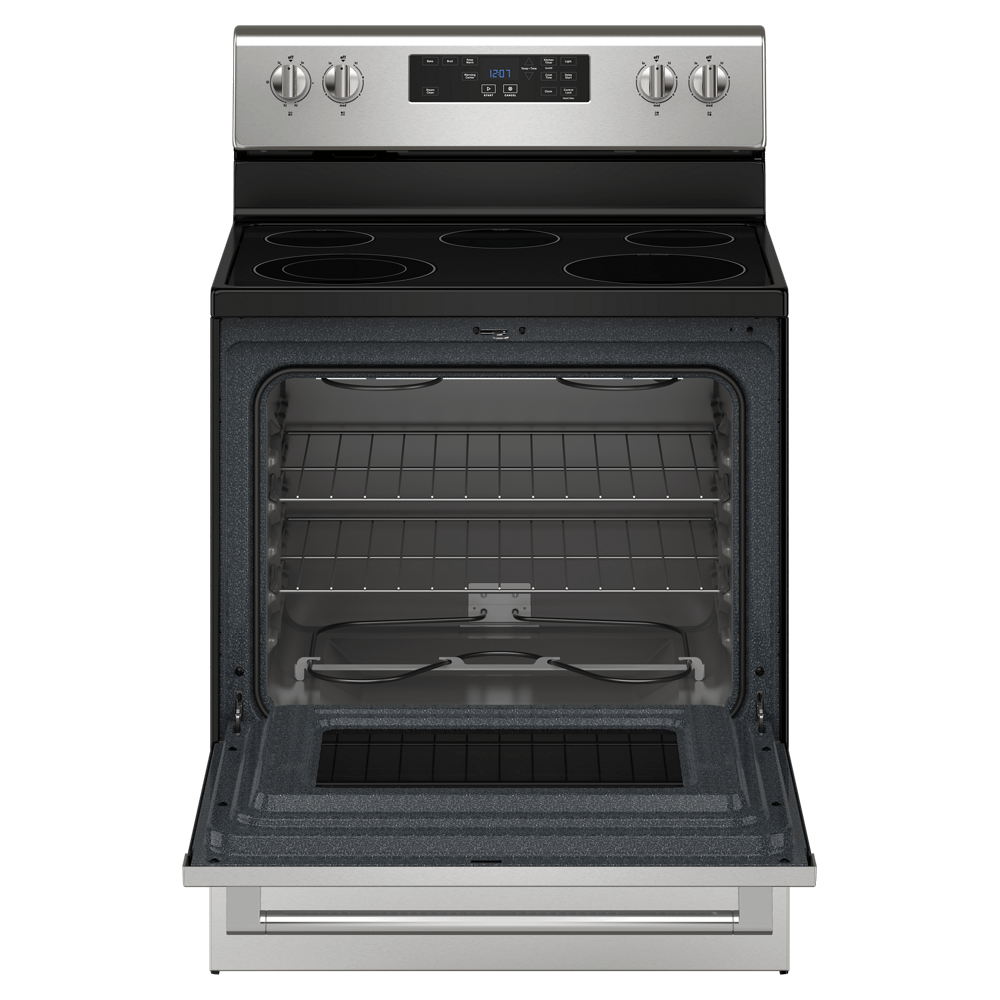 Maytag MER4800PZ 30-inch Wide Electric Range with Steam Clean - 5.3 cu. ft.