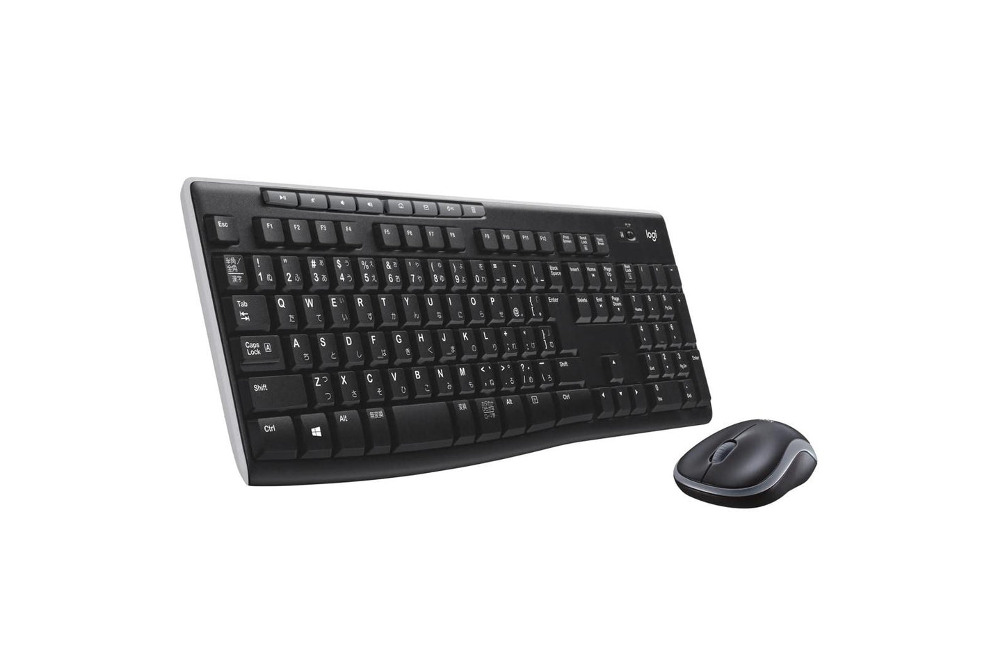 Lg 920004536 Logitech MK270 Wireless Keyboard and Mouse Combo for Windows, 2.4 GHz Wireless, Compact Mouse, Black