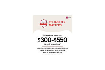 WD405CB LG SIGNATURE 1.0 cu. ft. 29" SideKick™ Pedestal Washer, LG TWINWash™ Compatible