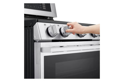 Lg LDEL7324YE 7.3 cu. ft. Smart Electric Double Oven Freestanding Range with ProBake Convection®, Air Fry & Air Sous Vide