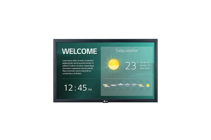 Lg 22SM3GB 22" SM3G-B Series IPS FHD LED Back-lit Digital Display with Embedded CMS, Quad Core SoC with webOS™ 4.1, Smart Signage Platform, & Built-in WiFi