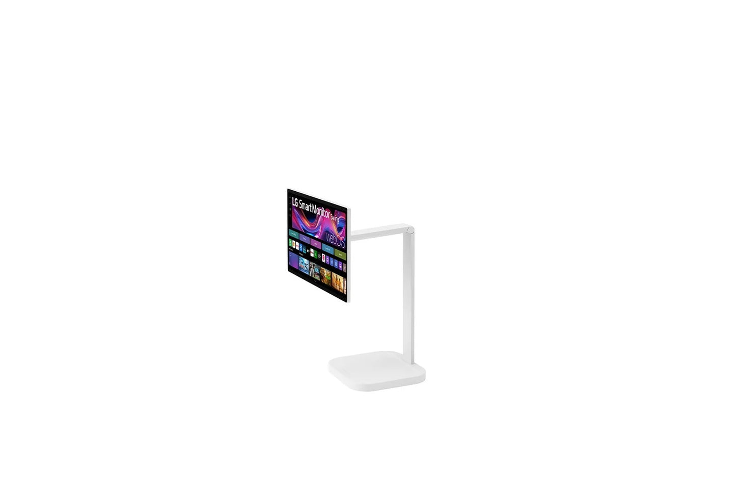 Lg 32U889SA 31.5" 4K UHD IPS Touch Screen Smart Monitor Swing with Rolling Stand, webOS