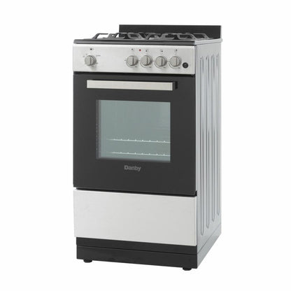 DR20V1BSSGLP Danby 20" Wide Gas Range in Stainless Steel