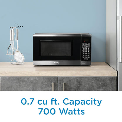 DDMW007501G1 Danby Designer 0.7 cu. ft. Space Saving Under the Cupboard Microwave in Stainless Steel