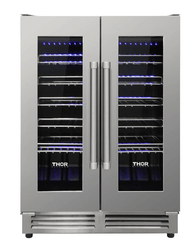 TWC2402 Thor Kitchen 42 Bottle Dual Zone Built-in Wine Cooler