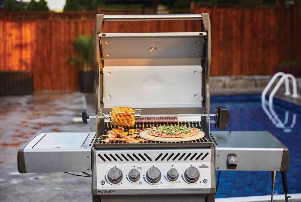 Napoleon Bbq RSE425RSIBNSS1 Rogue SE 425 RSIB with Infrared Side and Rear Burner , Natural Gas, Stainless Steel