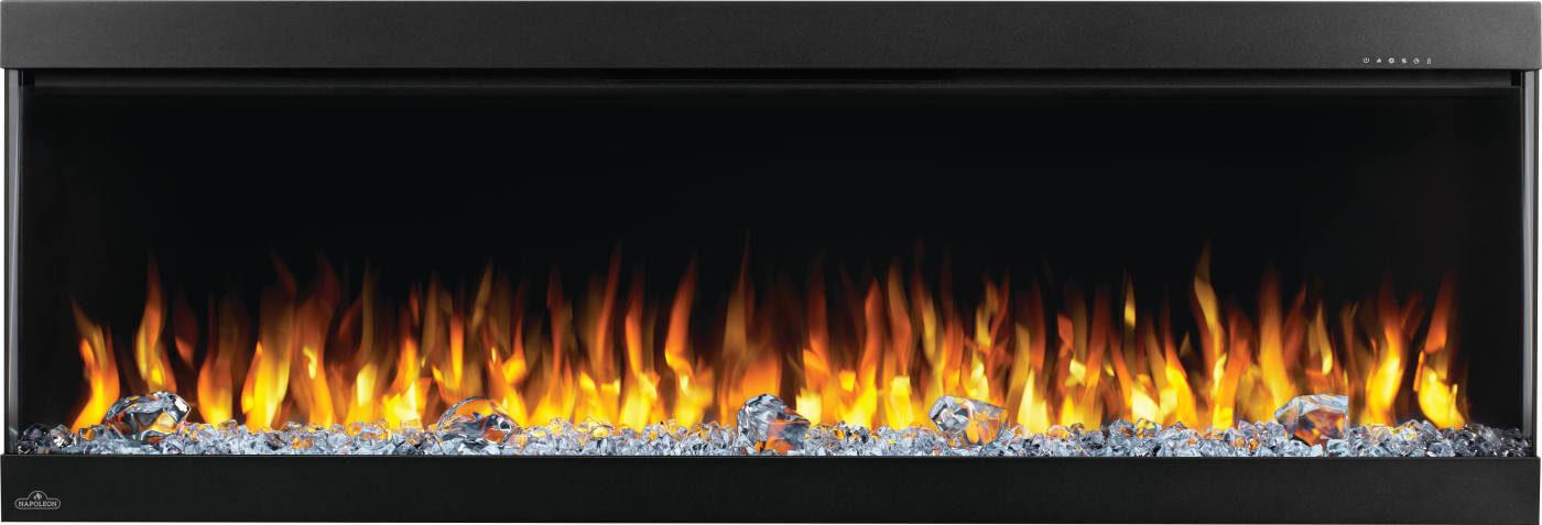 Napoleon Bbq NEFL50H3SV Trivista Pictura 50 Three-Sided Wall Hanging Electric Fireplace