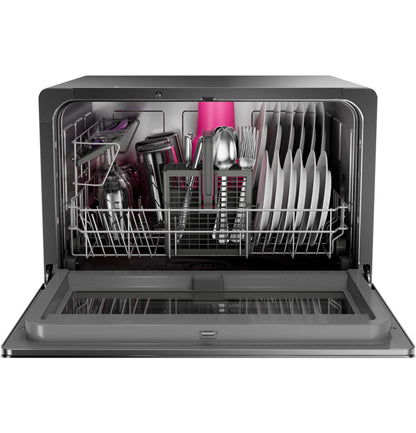 PZF560HGWBB GE Profile™ ENERGY STAR® Smart Compact Dishwasher for Countertop or Built-In