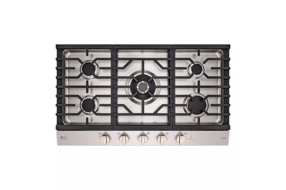 CBGS3628N LG STUDIO 36" UltraHeat™ Gas Cooktop with EasyClean®