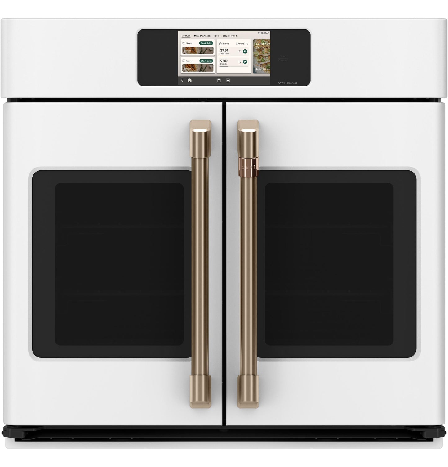 Cafe CTS90FP4ZW2 CAF(EBACK)™ Professional Series 30" Smart Built-In Convection French-Door Single Wall Oven