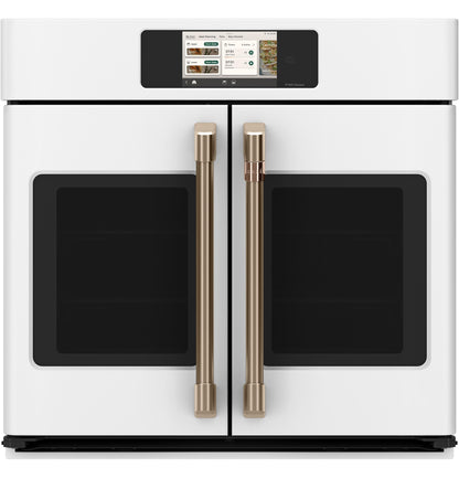 Cafe CTS90FP4ZW2 CAF(EBACK)™ Professional Series 30" Smart Built-In Convection French-Door Single Wall Oven
