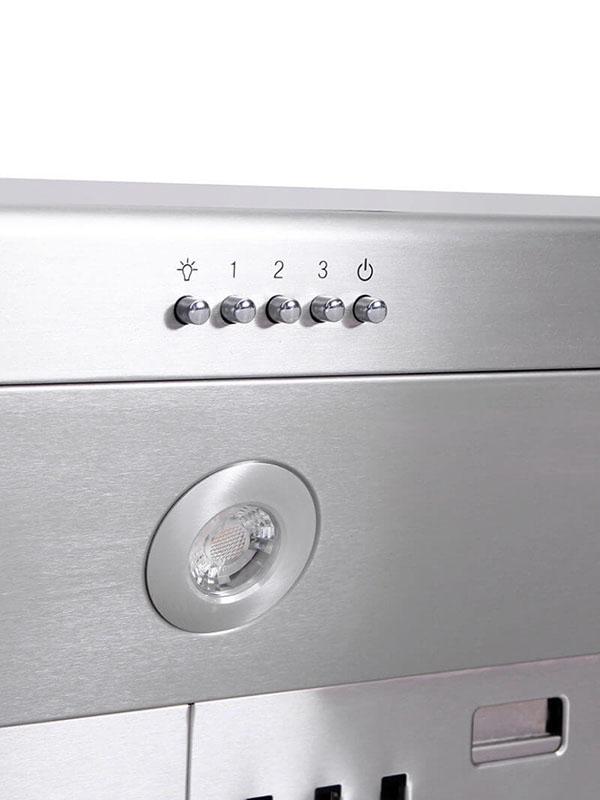 Thor Kitchen TRH4805 48 Inch Professional Range Hood, 16.5 Inches Tall In Stainless Steel (duct Cover Sold Separately) - Model Trh4805