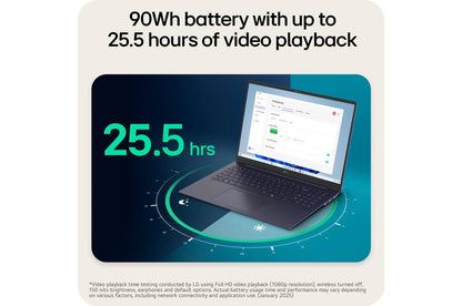 17Z90TPGADB7U1 LG gram Pro 17 Inch, Thin and Lightweight Laptop, Windows 11 Home, Intel® Evo™ Edition - Intel® Core™ Ultra 7, 32GB RAM, 2TB (2x1TB) SSD, Black