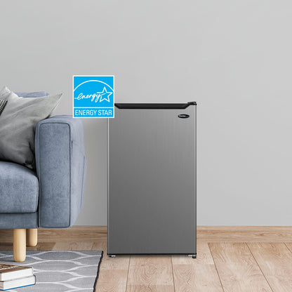 DCR033B2SLM Danby Diplomat 3.2 cu. ft. Compact Refrigerator in Stainless Steel Look