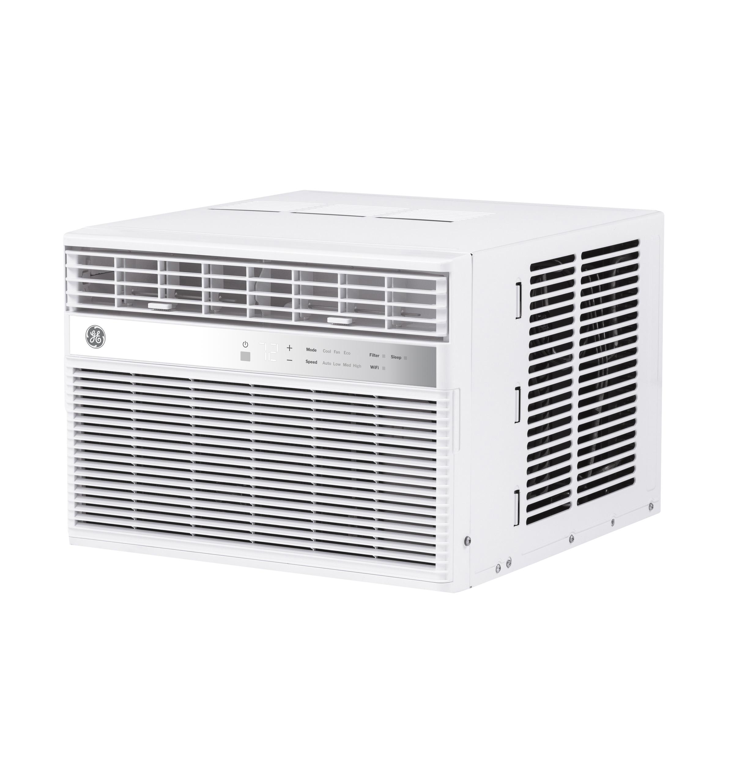 GE® 10,000 BTU Smart Electronic Window Air Conditioner for Medium Rooms up to 450 sq. ft.