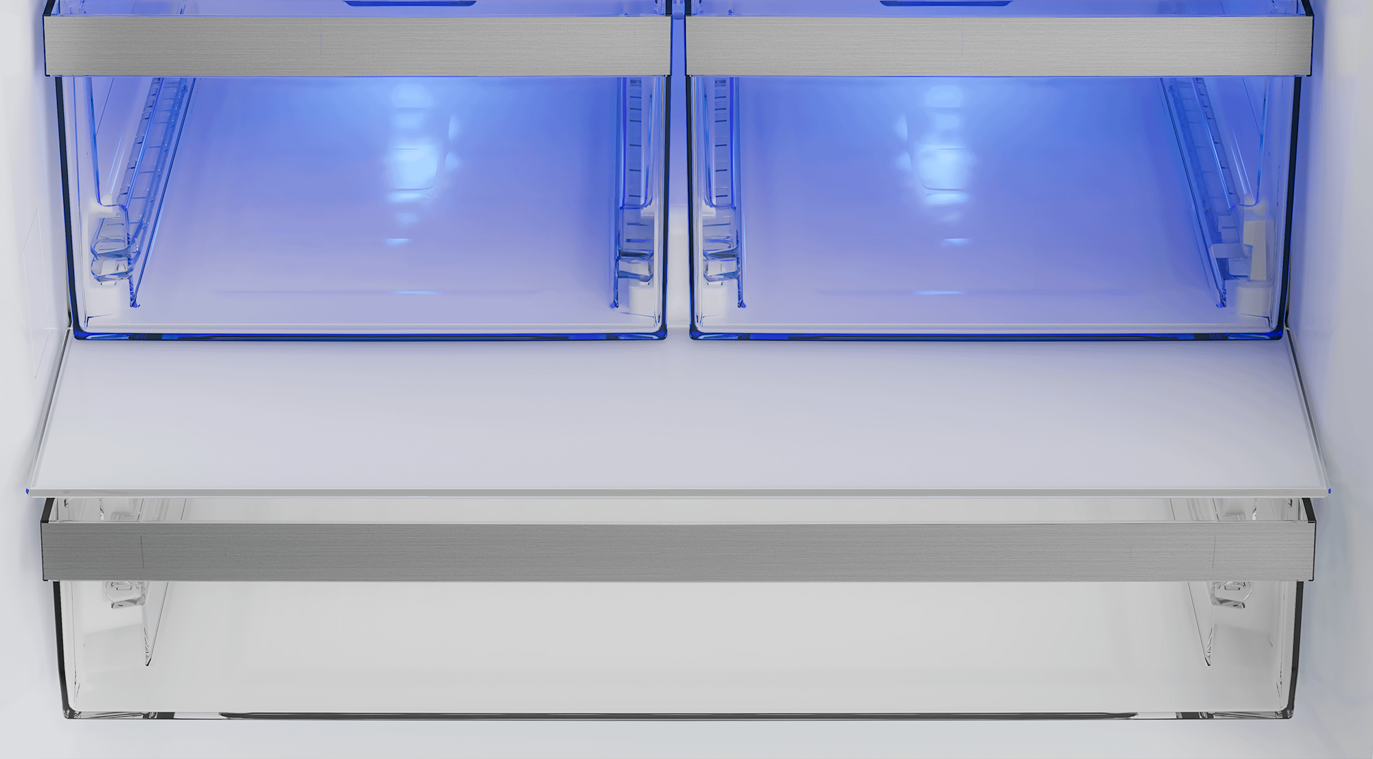 Blomberg Appliances BRFD21622SS 30" Counter-Depth French Door Refrigerator with Ice Maker