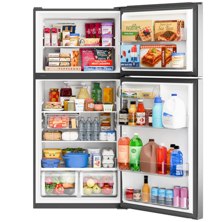 GPS21KYZFS GE® 21 Cu. Ft. Garage Ready Top-Freezer Refrigerator