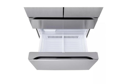 Lg LF26C8210S 26 cu. ft. Counter-Depth MAX, 4-Door French Door Refrigerator with Full-Convert Drawer™ and Internal Ice and Water Dispenser