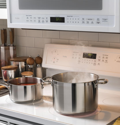 PVM9005DJWW GE Profile™ Series 2.1 Cu. Ft. Over-the-Range Sensor Microwave Oven