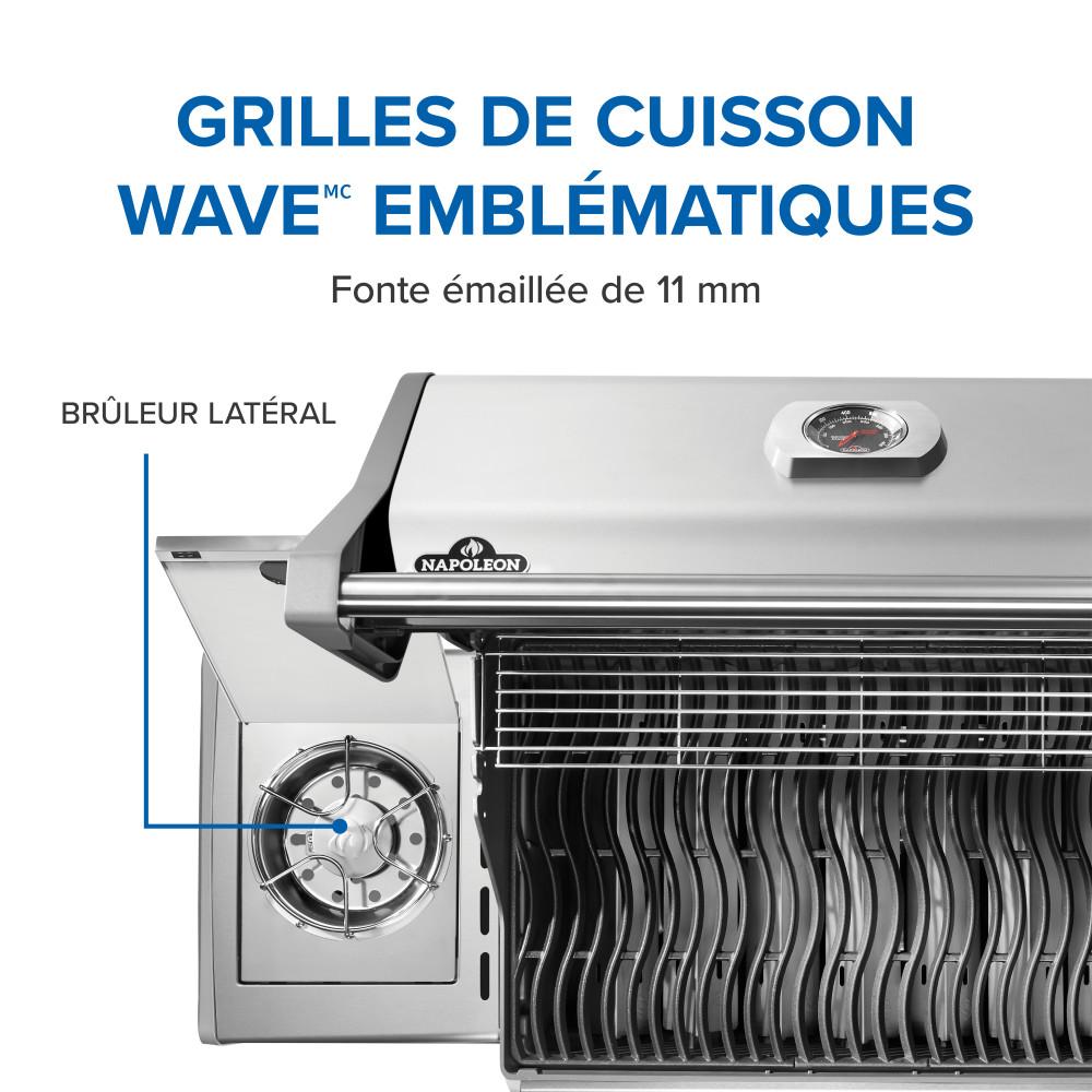 Napoleon Bbq R525SBPSS2FB Rogue 525 SB with Range Side Burner , Propane, Stainless Steel