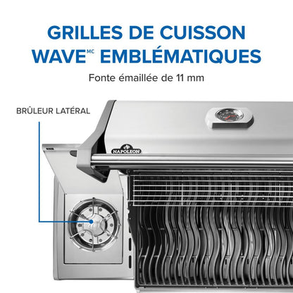 Napoleon Bbq R525SBPSS2FB Rogue 525 SB with Range Side Burner , Propane, Stainless Steel