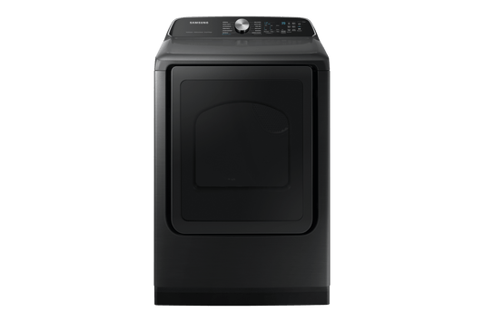 Samsung DVE55CG7100V 7.4 cu. ft. Smart Electric Dryer with Steam Sanitize+ in Brushed Black