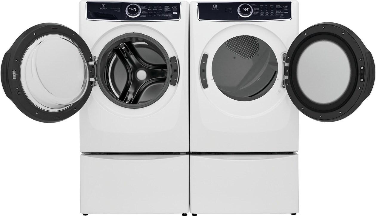 ELFE7537AW Electrolux Front Load Perfect Steam™ Electric Dryer with Predictive Dry™ and Instant Refresh - 8.0 Cu. Ft.