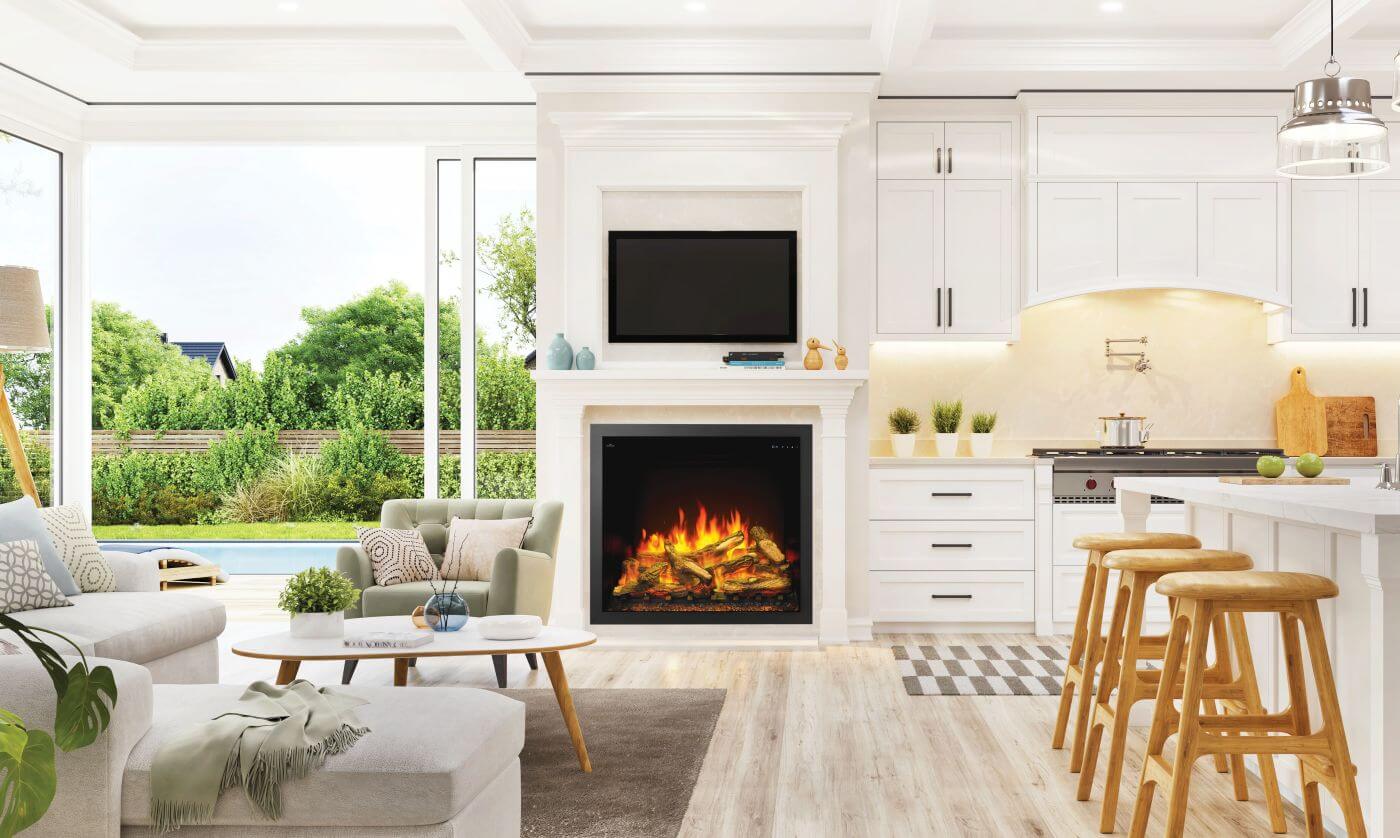Napoleon Bbq NEFB36HMF Elevation Electric 36 Built-in Electric Fireplace