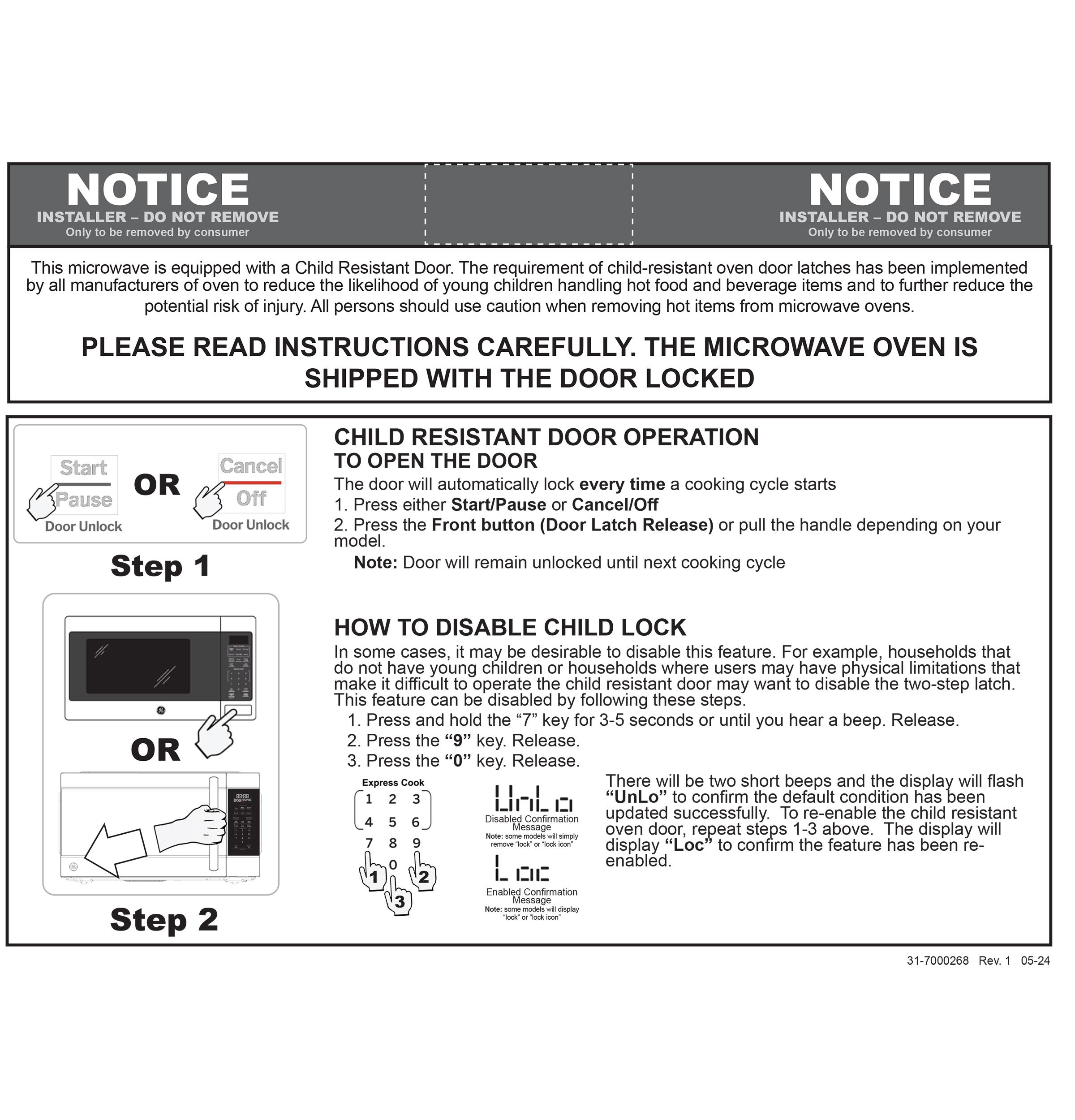 GCST10A1WSS GE® 1.0 Cu. Ft. Capacity Countertop Convection Microwave Oven with Air Fry