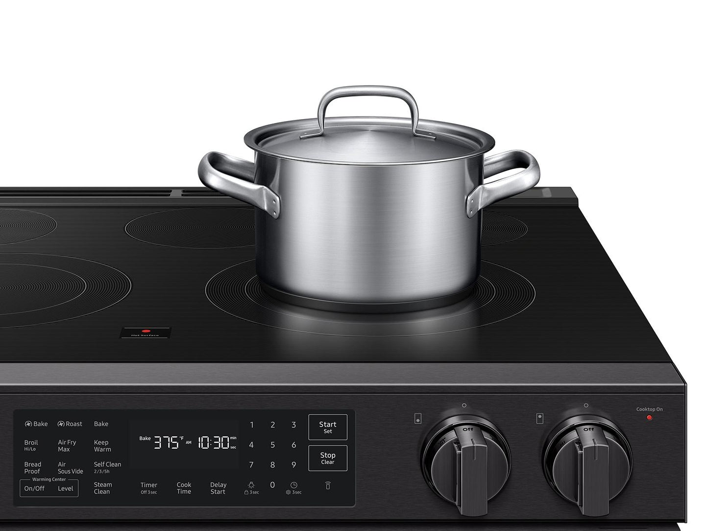 Samsung NSE80H63SE Bespoke Smart Slide-in Electric Range Pro Style Design  Air Fry Max  True Convection