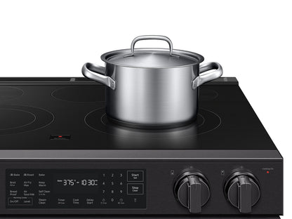 Samsung NSE80H63SE Bespoke Smart Slide-in Electric Range Pro Style Design  Air Fry Max  True Convection