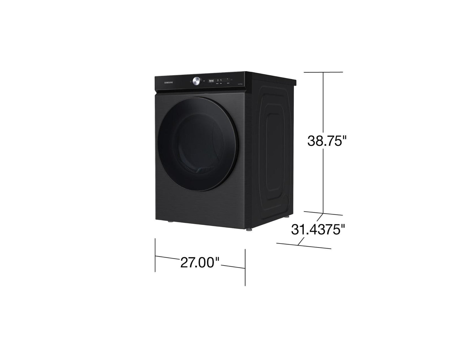 Samsung DVG53BB8700V Bespoke AI Front Load Gas Dryer Super Speed Dry  AI Smart Dial  7.6 cu.ft.