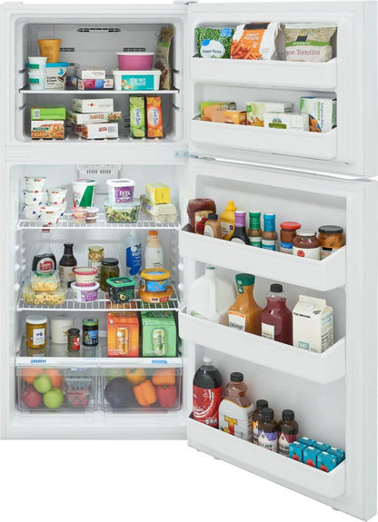 Frigidaire FFHT1814YW 18 Cu. Ft. Garage Ready Top Freezer Refrigerator