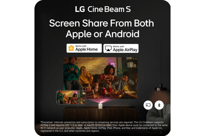 PU615U LG CineBeam S 4K UHD Smart Triple Laser UST Projector PU615U