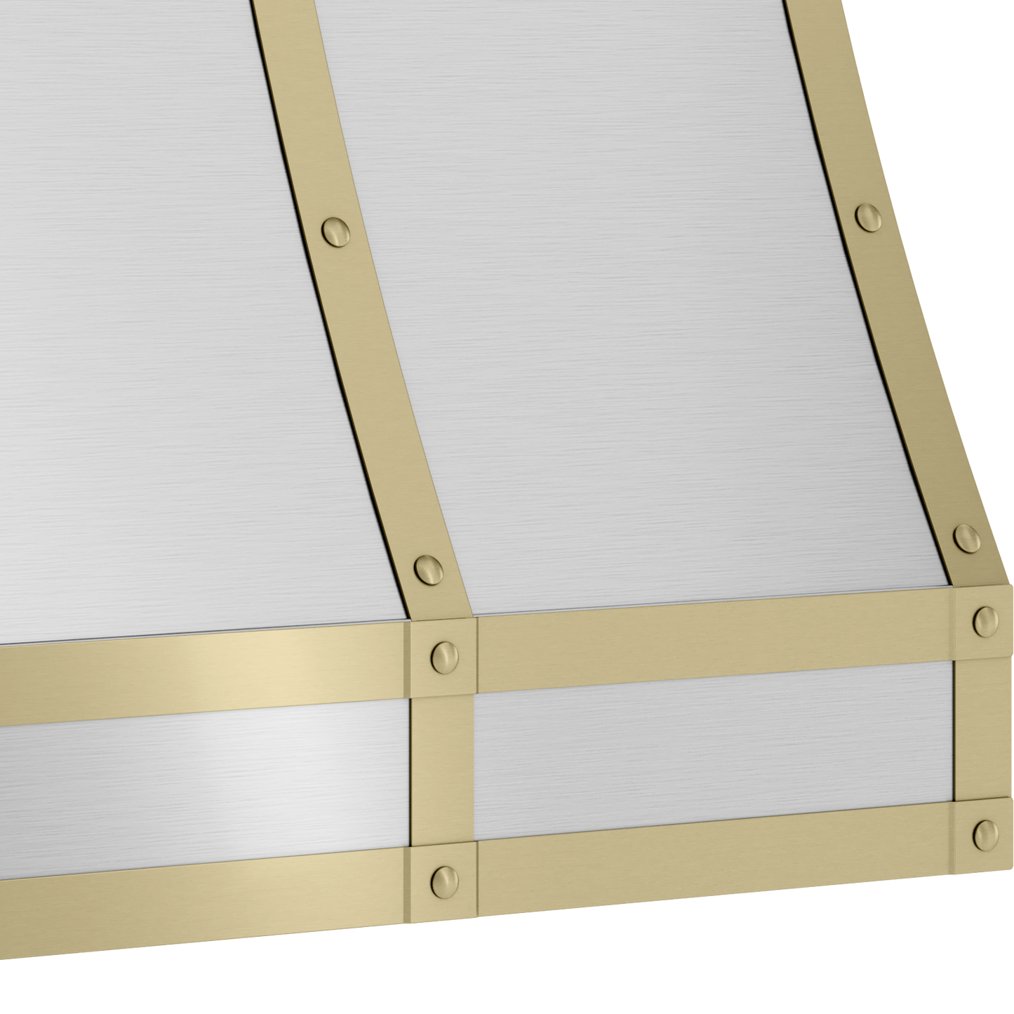 Zephyr BKDC13612ASG Duct Cover Banding Kit, 36in x 12in, Satin Gold