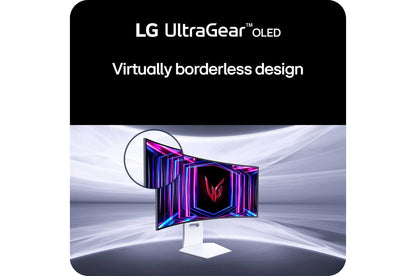 Lg 34GS95QEW 34 Inch UltraGear™ OLED Curved Gaming Monitor WQHD 1440P with 240Hz Refresh Rate 0.03ms Response Time