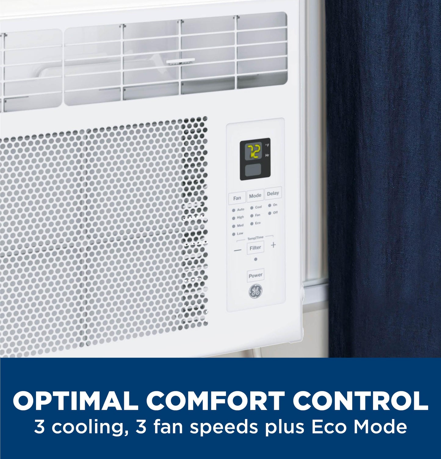 AWCS06BWA GE® 6,000 BTU Electronic Window Air Conditioner for Small Rooms up to 250 sq ft.