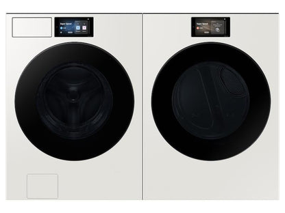 Samsung DV90F53AGY 7.6 cu. ft. Bespoke AI Ultra Capacity Front Load Gas Dryer with AI Home and AI OptiDry+ in Ivory