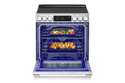 Lg LSEL6335XE 6.3 cu. ft. Smart Electric Slide-in Range with InstaView®, ProBake Convection®, and Air Fry