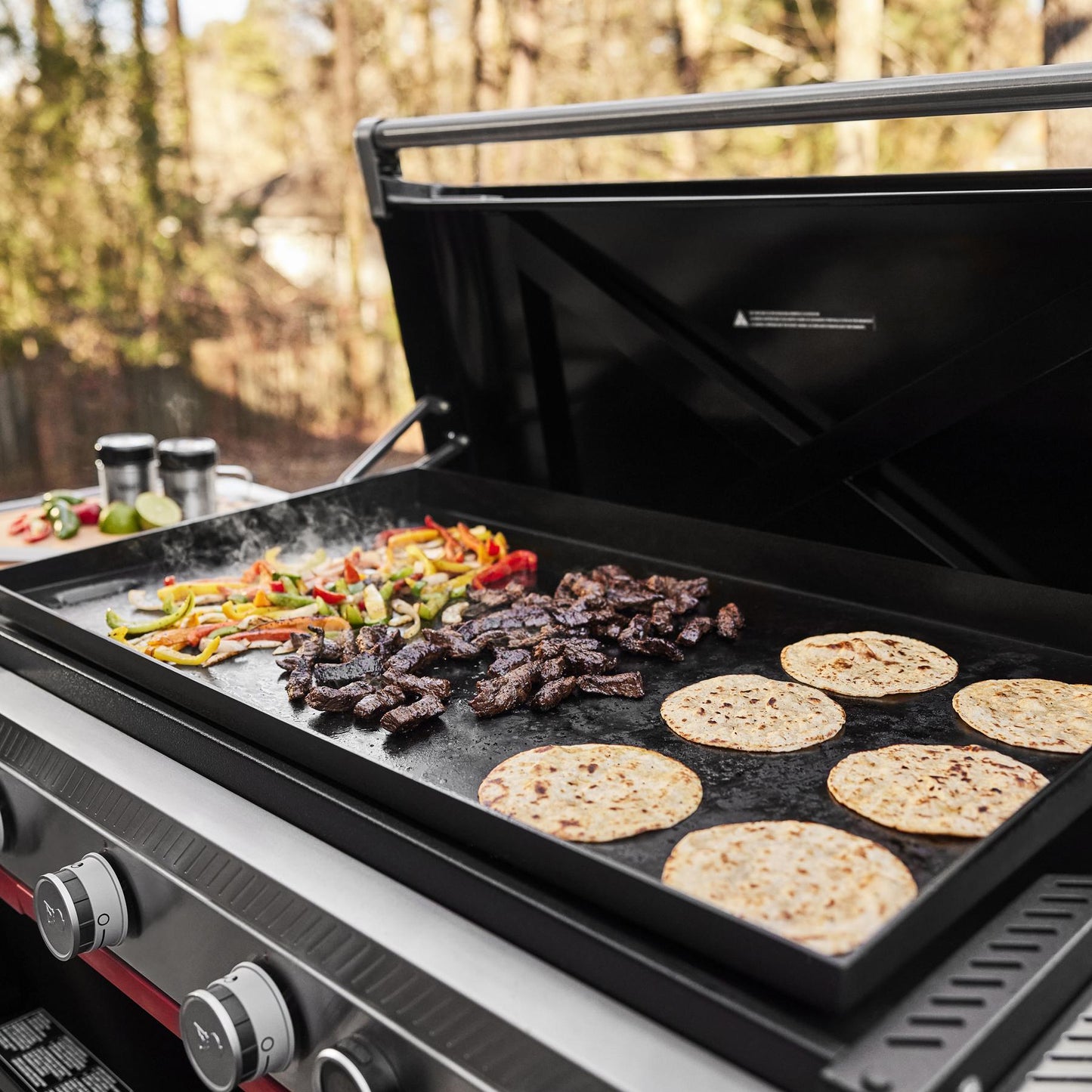 Weber 1500216 Slate® 36" Rust-Resistant Griddle (Liquid Propane) - Black