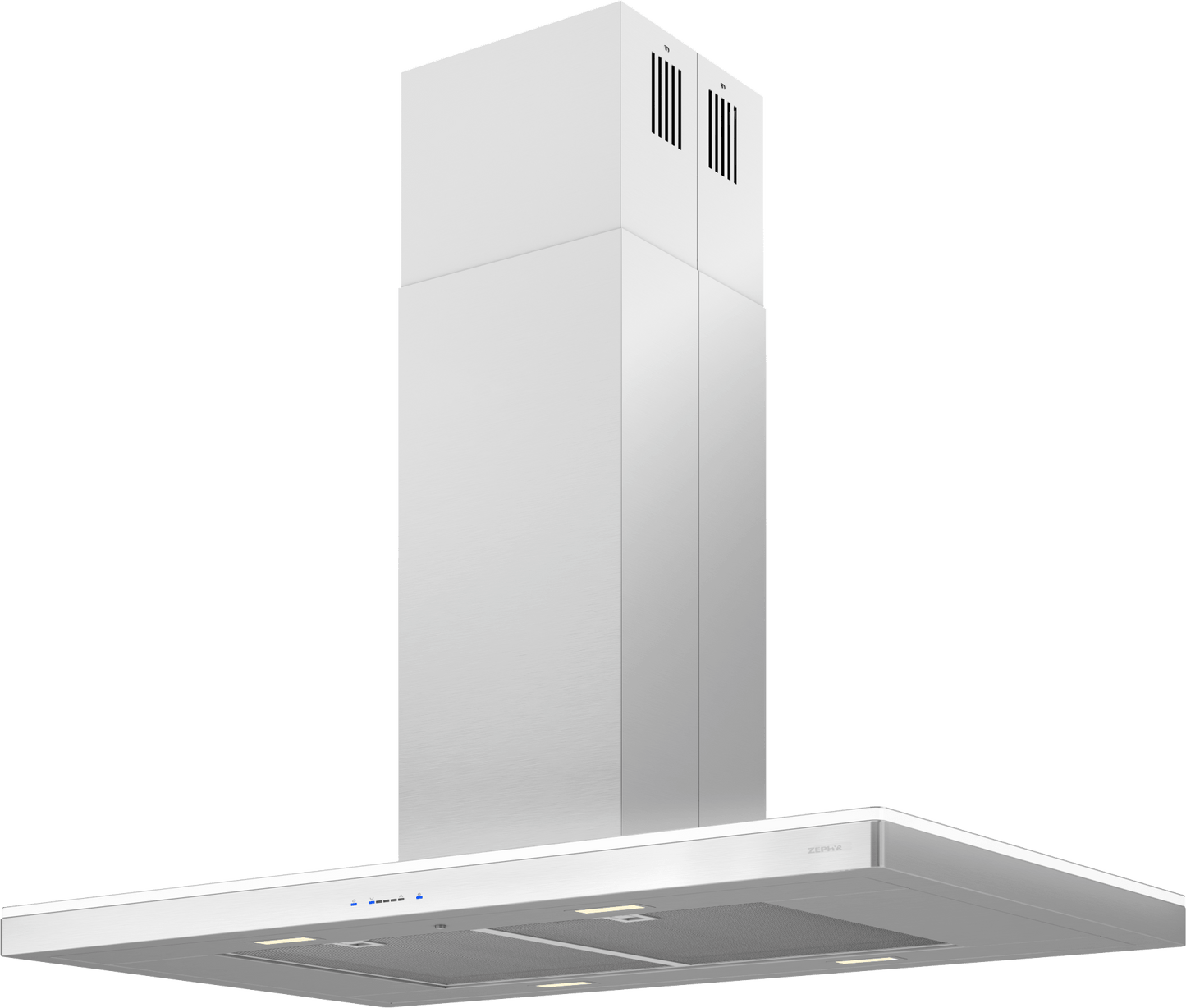 Zephyr ZLCM90CS Luce Island, 90cm, SS, LED, 600 CFM w/ACT