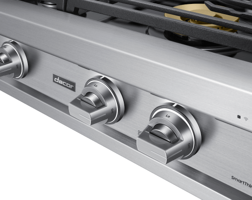 Dacor DTT48T960GS 48" Rangetop, Silver Stainless, Natural Gas/Liquid Propane